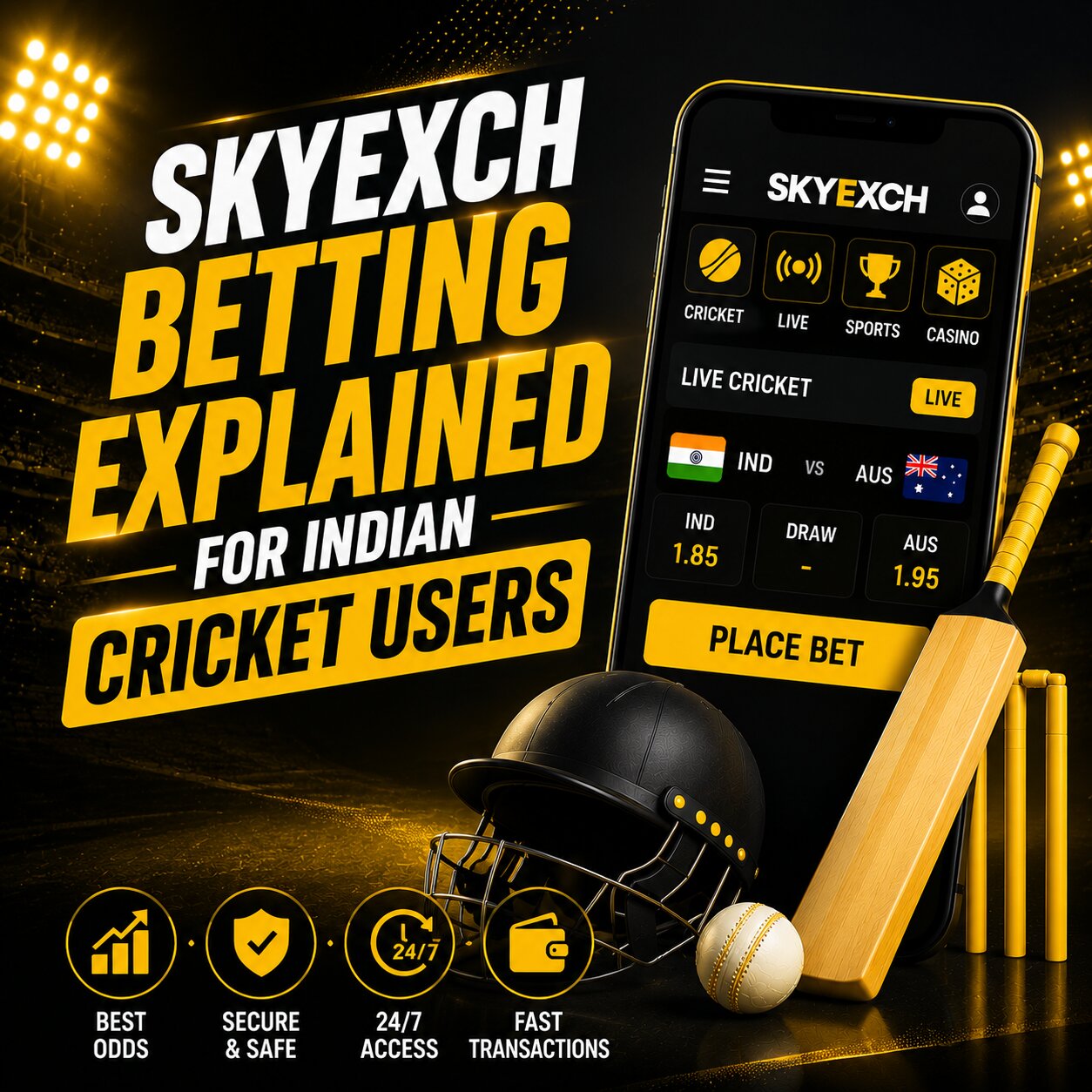Skyexch Betting Explained for Indian Cricket Users