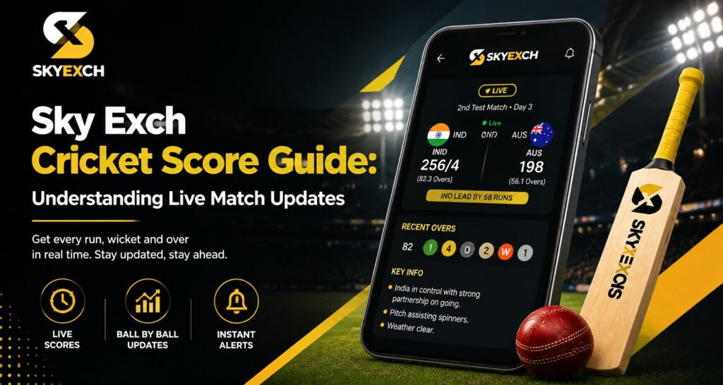 Sky Exch Cricket Score Guide: Understanding Live Match Updates