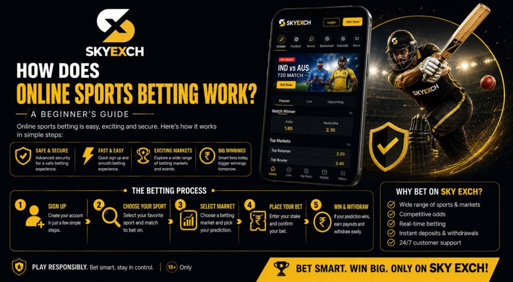 How Does Online Sports Betting Work? A Beginner’s Guide