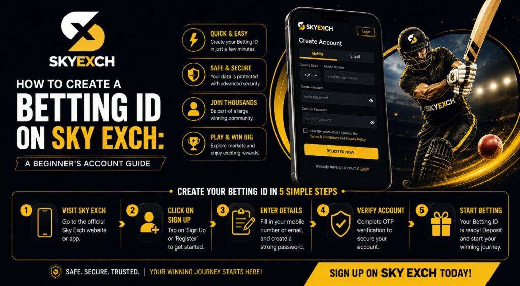 How to Create a Betting ID on Sky Exch: A Beginner’s Account Guide
