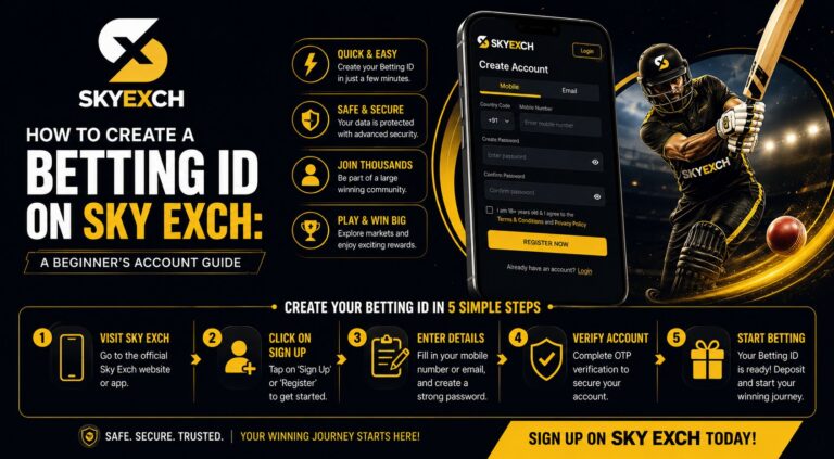 How to Create a Betting ID on Sky Exch: A Beginner’s Account Guide