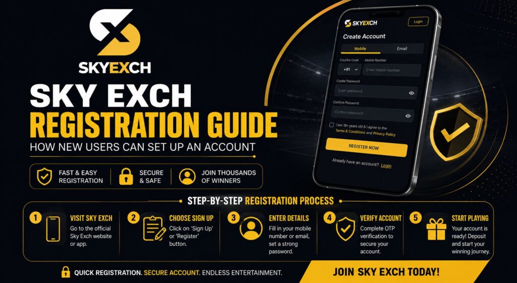 Sky Exch Registration Guide: How New Users Can Set Up an Account