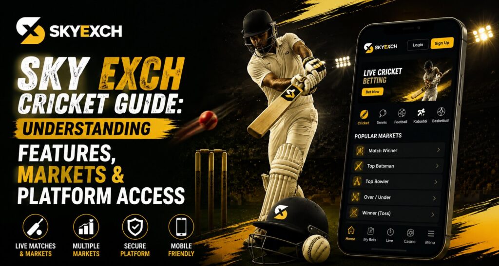 Sky Exch Cricket Guide: Understanding Features, Markets and Platform Access