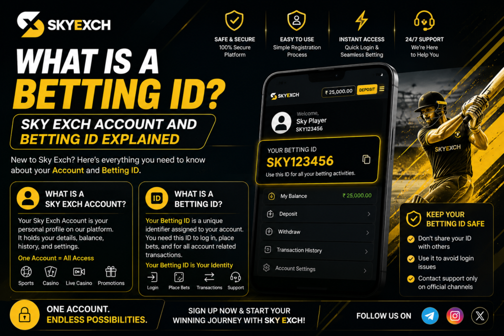 What Is a Betting ID? Sky Exch Account and Betting ID Explained