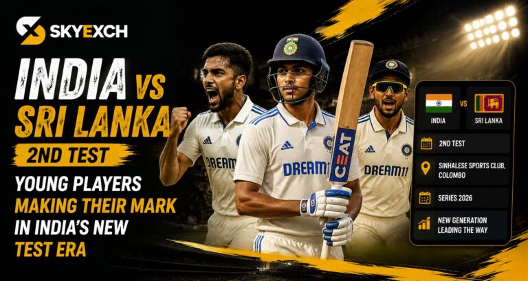 India vs Sri Lanka 2nd Test: Young Players Making Their Mark in India’s New Test Era