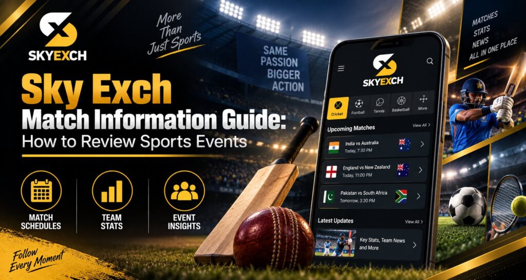 Sky Exch Match Information Guide: How to Review Sports Events