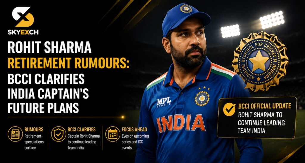 Rohit Sharma Retirement Rumours: BCCI Clarifies India Captain’s Future Plans