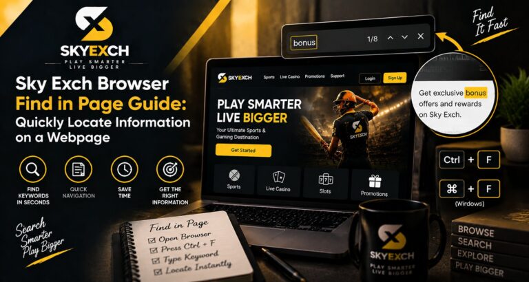 Sky Exch Browser Find in Page Guide: Quickly Locate Information on a Webpage